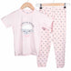 Domi Kids Kız Çocuk Pijama Takımı Kuzu Baskılı
