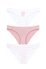 Dominant Kadın Slip Bikini Külot 3'lü  Desenli