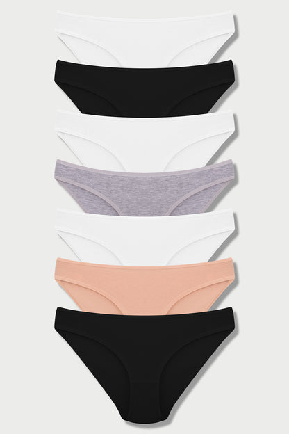 Dominant Kadın Slip Bikini Külot 7'li
