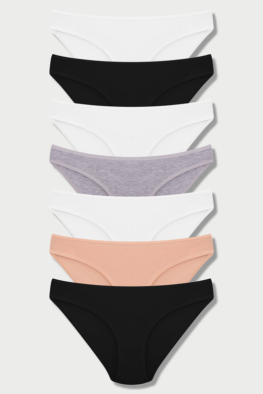 Dominant Kadın Slip Bikini Külot 7'li