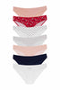 Dominant Kadın Slip Bikini Külot 7'li Desenli