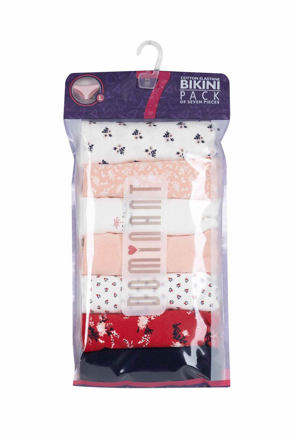 Dominant Kadın Slip Bikini Külot 7'li Desenli