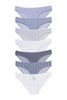 Dominant Kadın Slip Bikini Külot 7'li Desenli