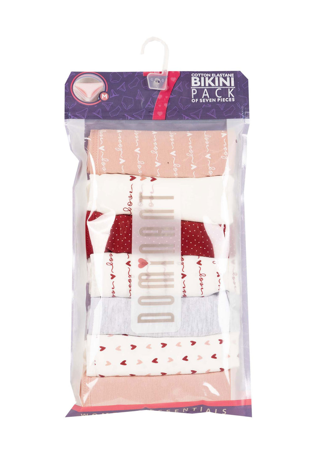 Dominant Kadın Slip Bikini Külot 7'li Desenli