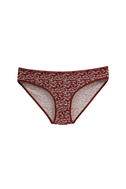 Dominant Kadın Slip Bikini Külot 7'li Desenli