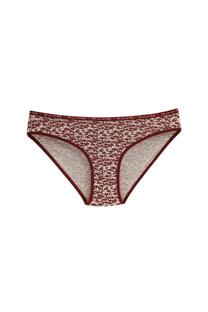 Dominant Kadın Slip Bikini Külot 7'li Desenli