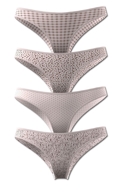 Dominant Kadın Slip Bikini Külot Desenli