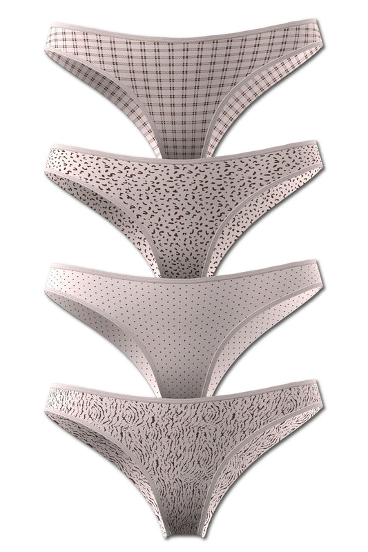 Dominant Kadın Slip Bikini Külot Desenli