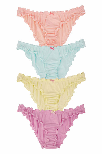 Dominant Kadın Slip Bikini Külot Fırfırlı