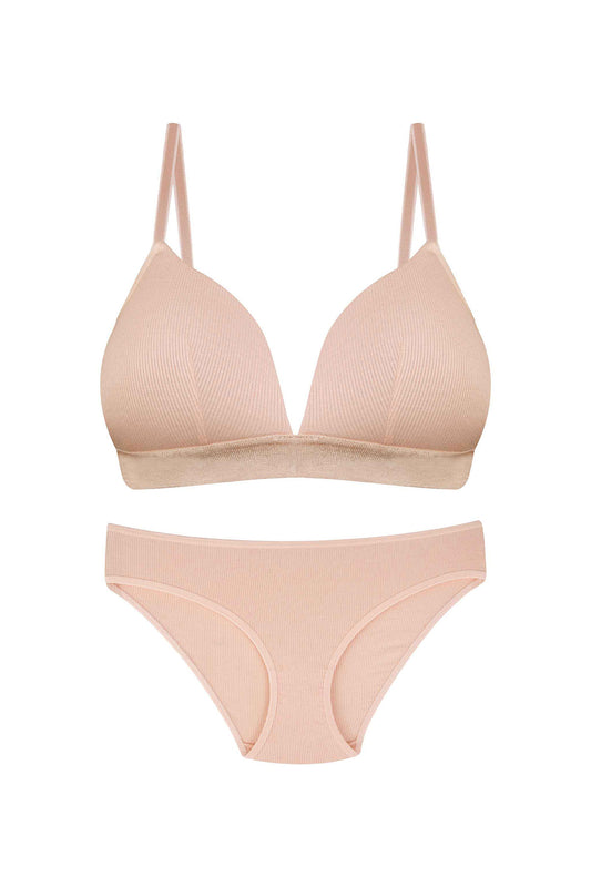 Dominant Kadın Sütyen Külot Takım Balensiz Lastikli