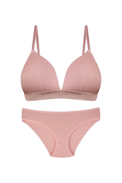 Dominant Kadın Sütyen Külot Takım Balensiz Lastikli