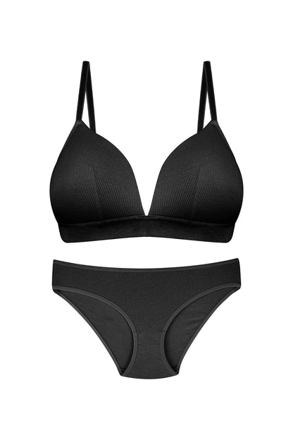 Dominant Kadın Sütyen Külot Takım Balensiz Lastikli