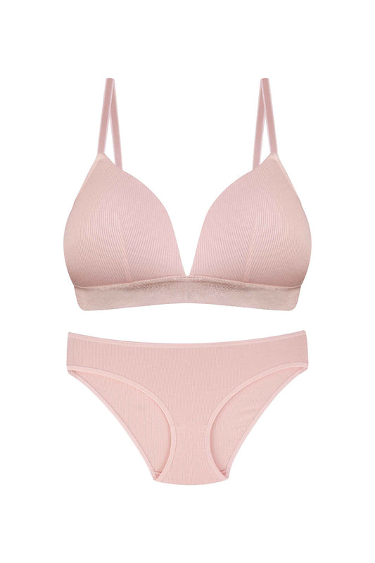 Dominant Kadın Sütyen Külot Takım Balensiz Lastikli