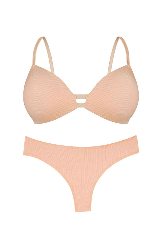 Dominant Kadın Sütyen Külot Takım Destekli Yan Dantel Detaylı