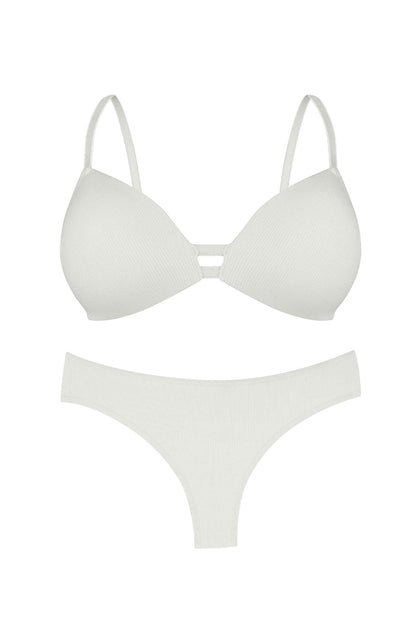 Dominant Kadın Sütyen Külot Takım Destekli Yan Dantel Detaylı