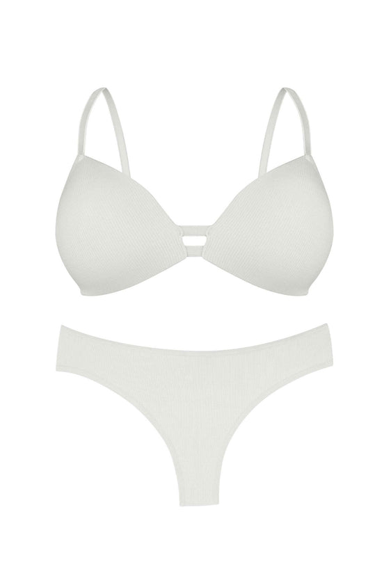 Dominant Kadın Sütyen Külot Takım Destekli Yan Dantel Detaylı