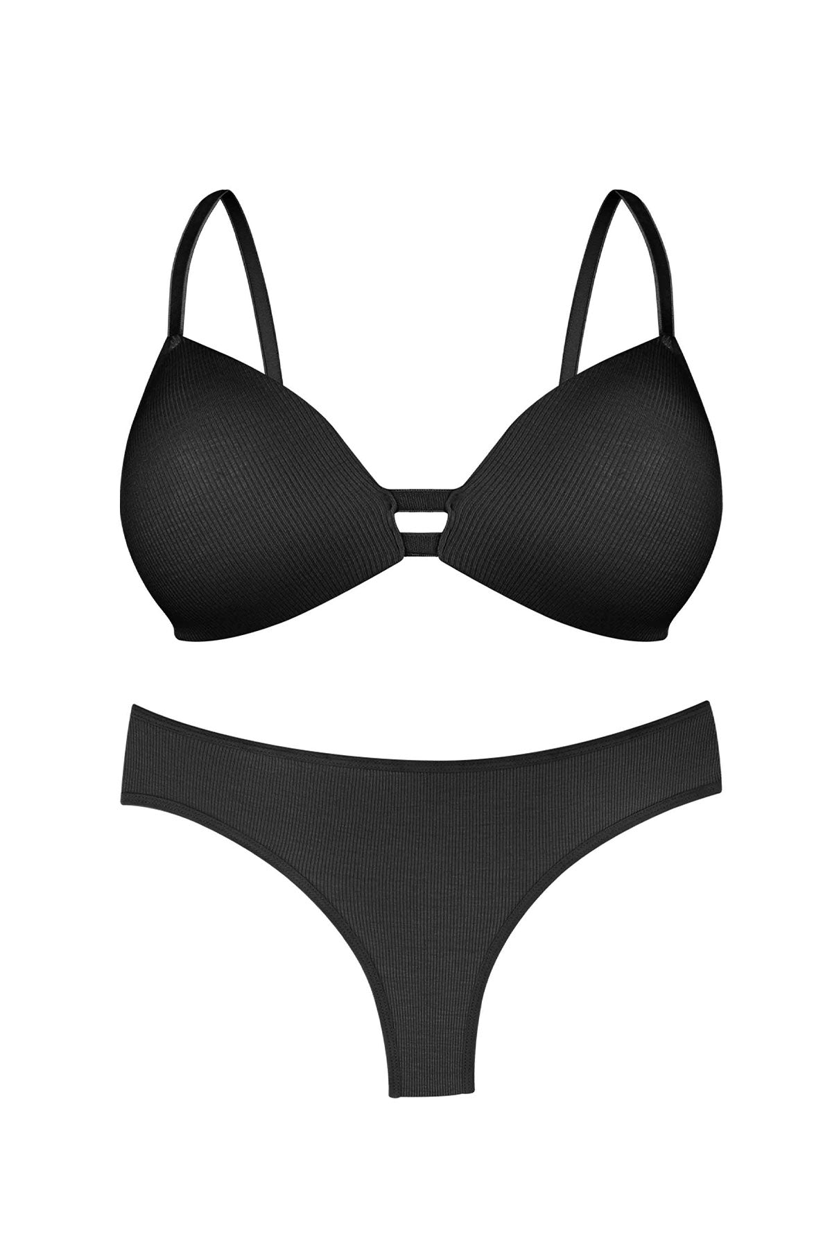 Dominant Kadın Sütyen Külot Takım Destekli Yan Dantel Detaylı