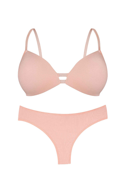 Dominant Kadın Sütyen Külot Takım Destekli Yan Dantel Detaylı