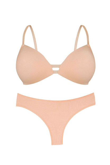 Dominant Kadın Sütyen Külot Takım Destekli Yan Dantel Detaylı