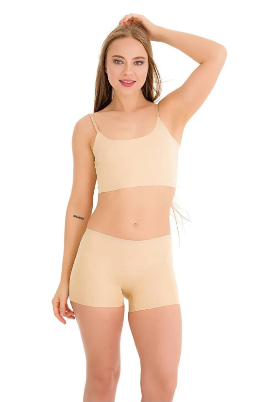 Dorya Kadın Boxer Kaydırmaz Lazer Kesim Şort