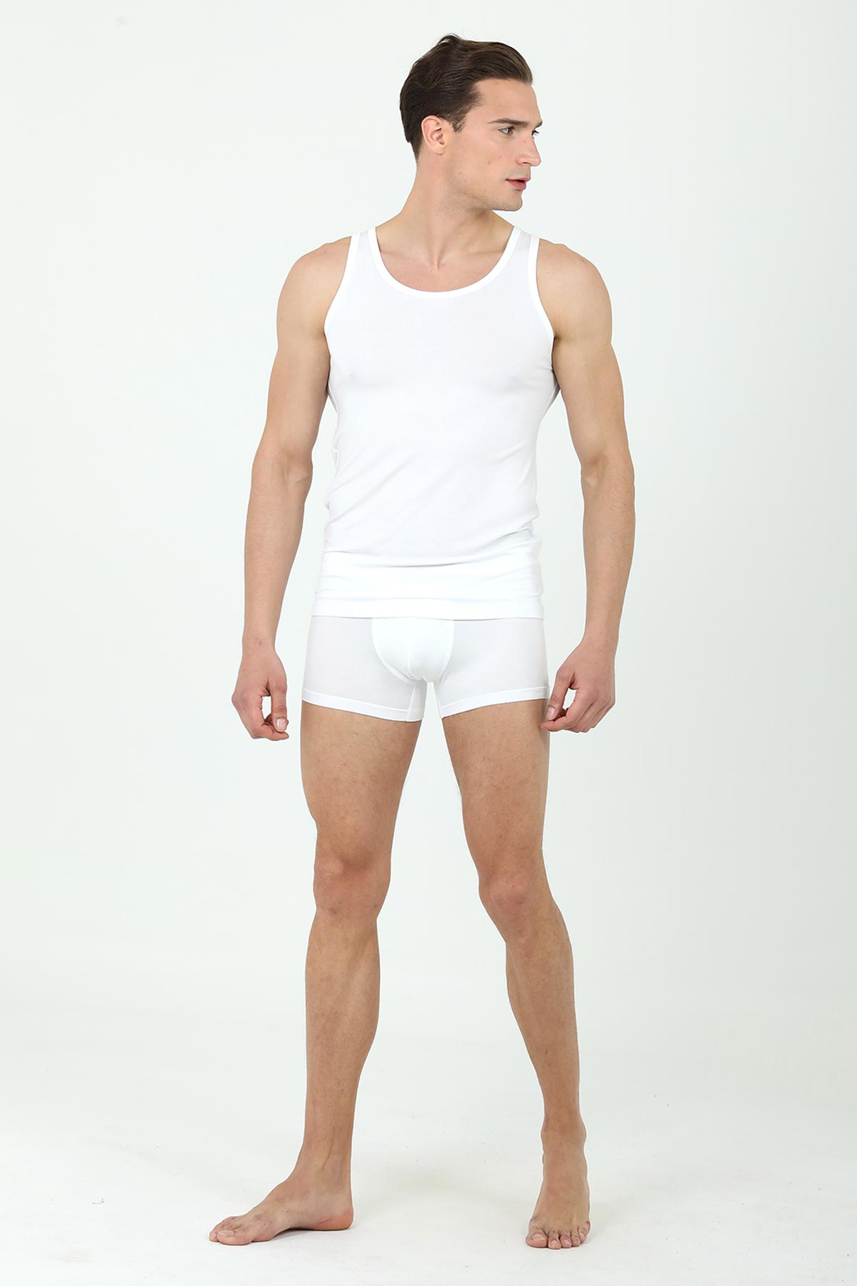 Ds Damat Erkek Atlet Boxer Takım Micro Modal