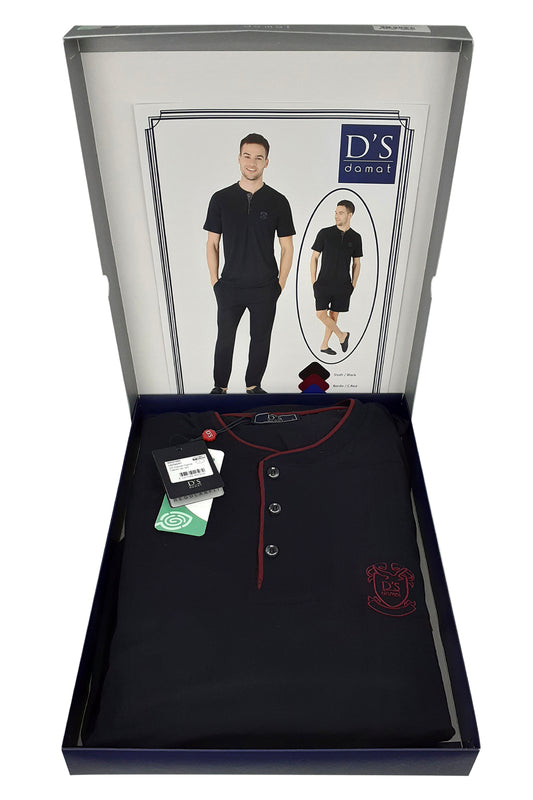Ds Damat Erkek Pijama Takımı 3'lü Set
