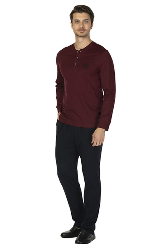 Ds Damat Erkek Pijama Takımı Uzun Kol Hamburg