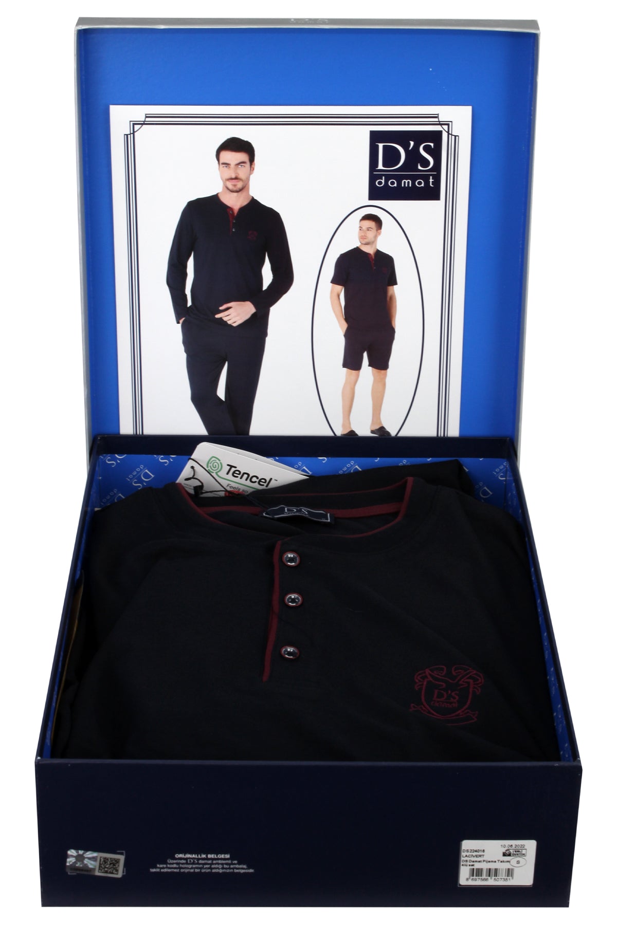 DS Damat Pijama Takımı 4lü set Süprem Kumaş