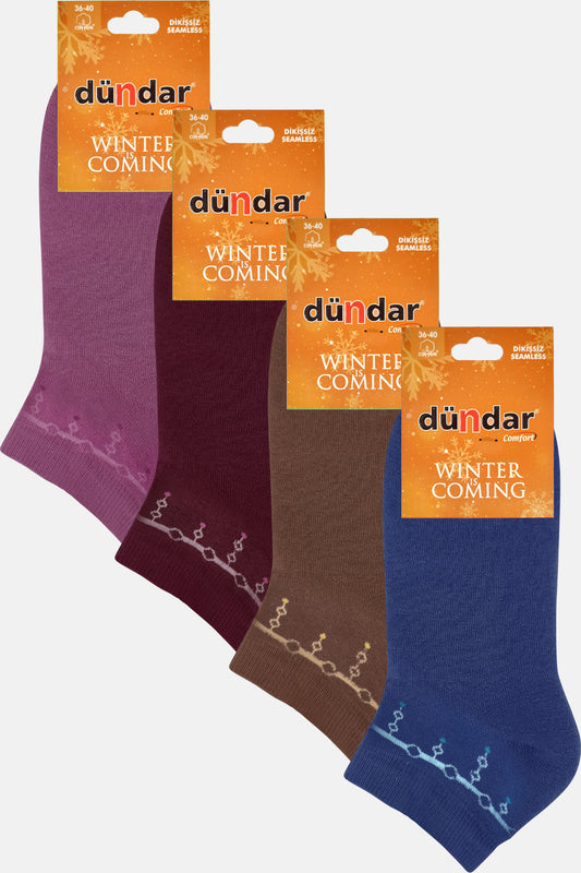 Dündar Comfort Kadın Havlu Patik Çorap