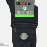 Dündar Erkek Kısa Konç Çorap Diabetic Bambu
