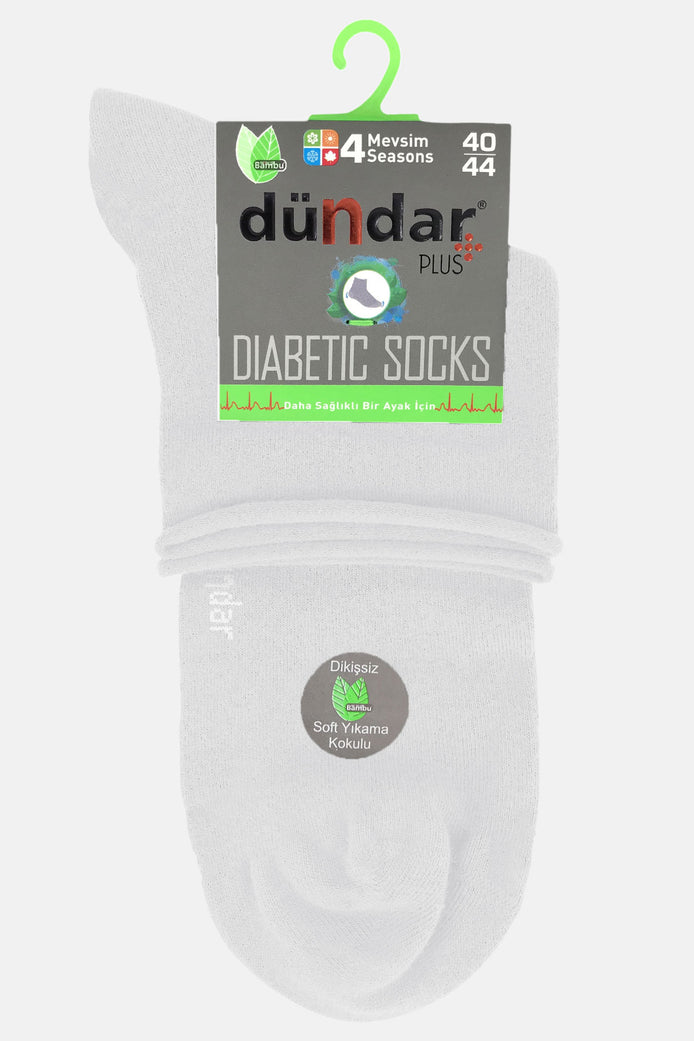 Dündar Erkek Kısa Konç Çorap Diabetic Bambu