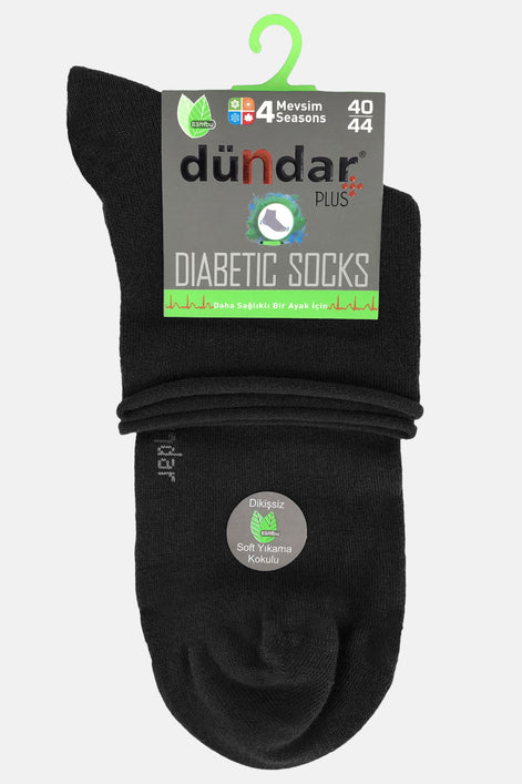 Dündar Erkek Kısa Konç Çorap Diabetic Bambu