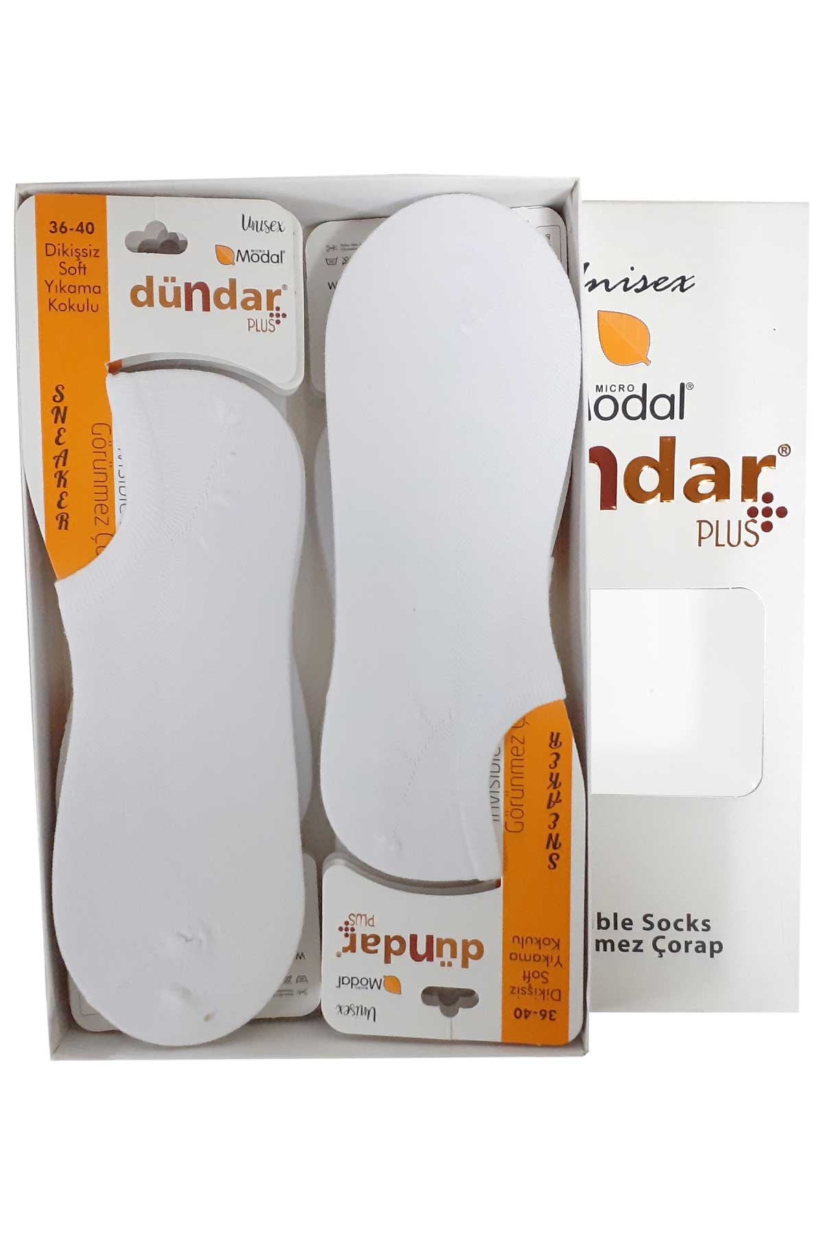Dündar Kadın Çorap Sneaker Modal Plus Görünmez Çorap