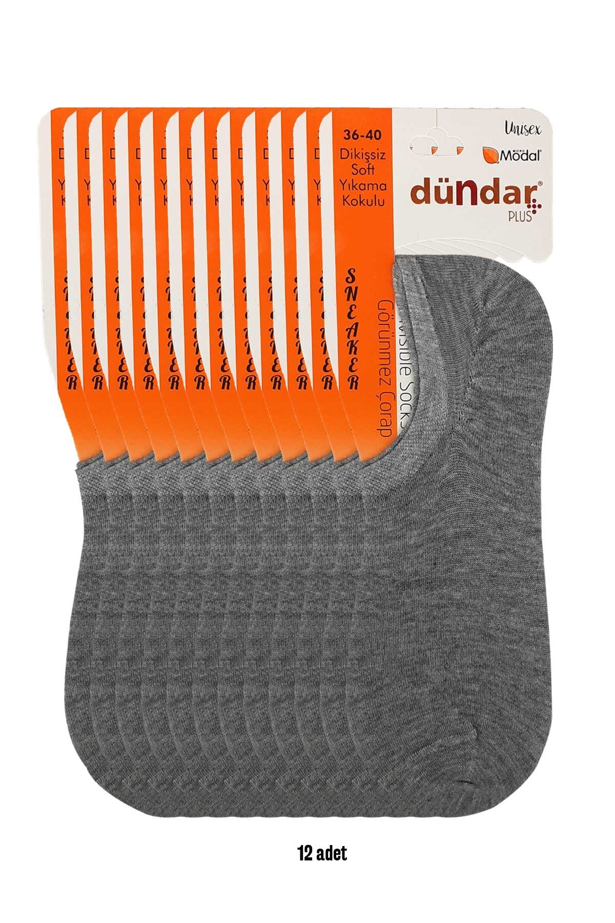 Dündar Kadın Çorap Sneaker Modal Plus Görünmez Çorap