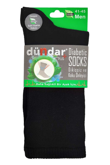Dündar Plus Erkek Bambu Diabetic Şeker Çorabı