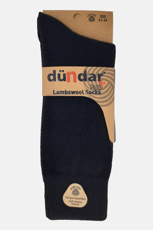 Dündar Plus Erkek Lambswool Soket Çorap