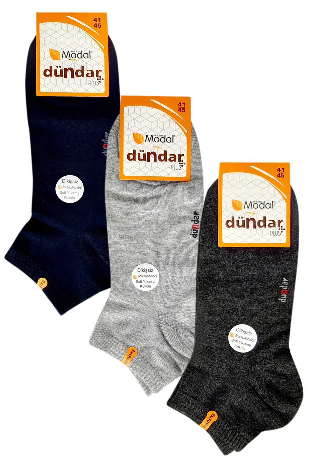 Dündar Plus Erkek Patik Çorap Modal