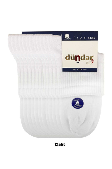Dündar Plus Erkek Penye Yarım Konç Çorap