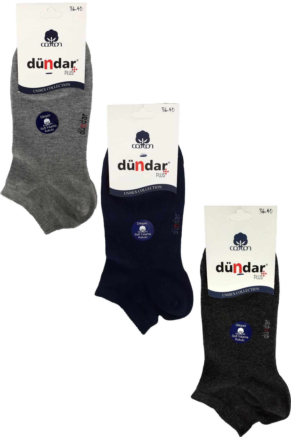 Dündar Plus Kadın Patik Çorap Penye