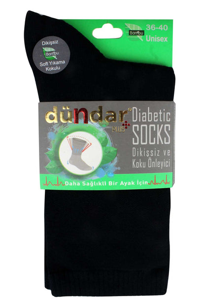 Dündar Plus Unisex Bambu Diabetic Şeker Çorabı
