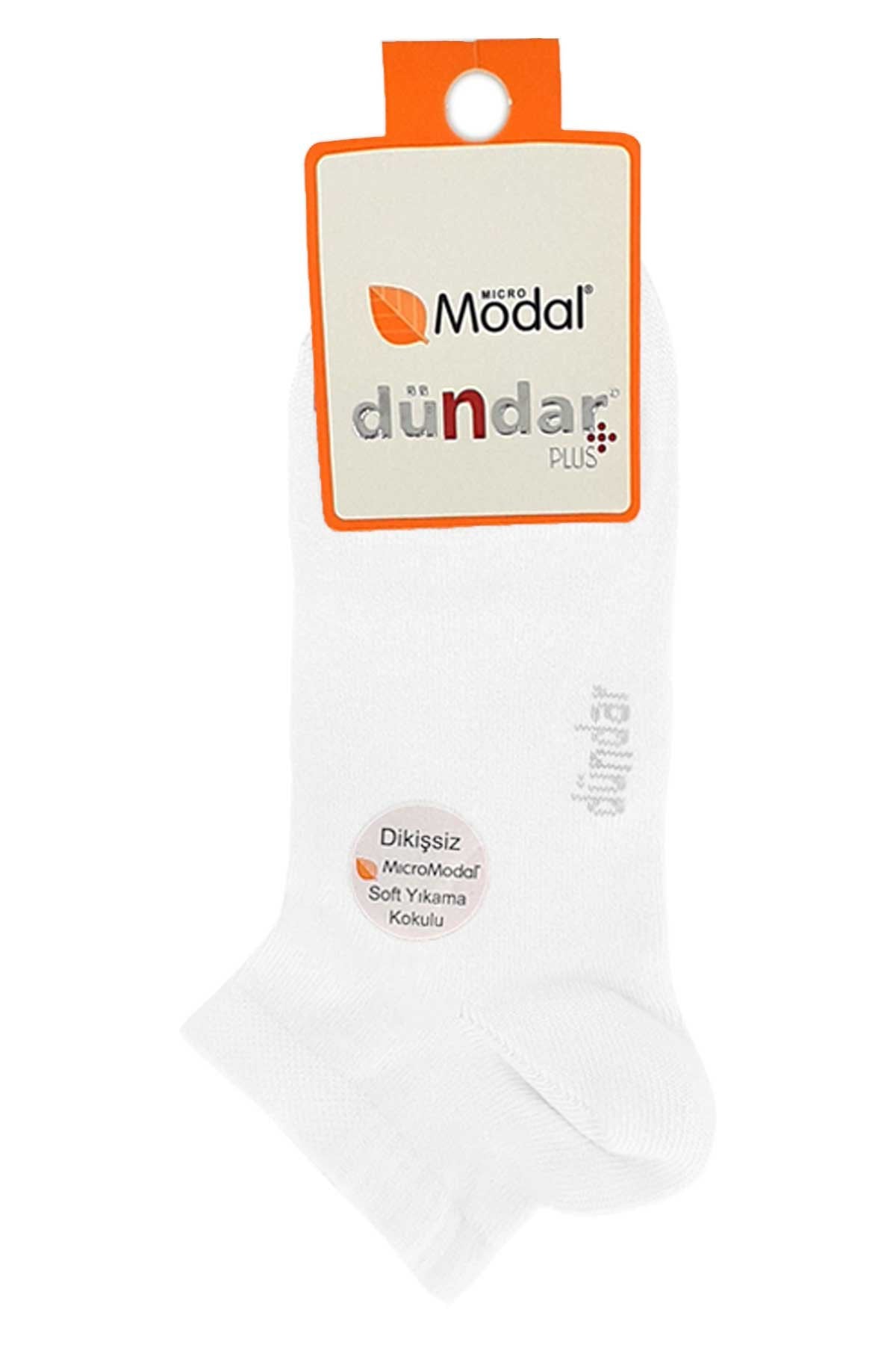 Dündar Plus Unisex Çocuk Patik Çorap Modal Dikişsiz
