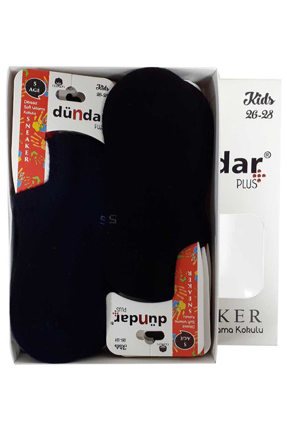 Dündar Plus Unisex Çocuk Sneaker Çorap Pamuklu Dikişsiz