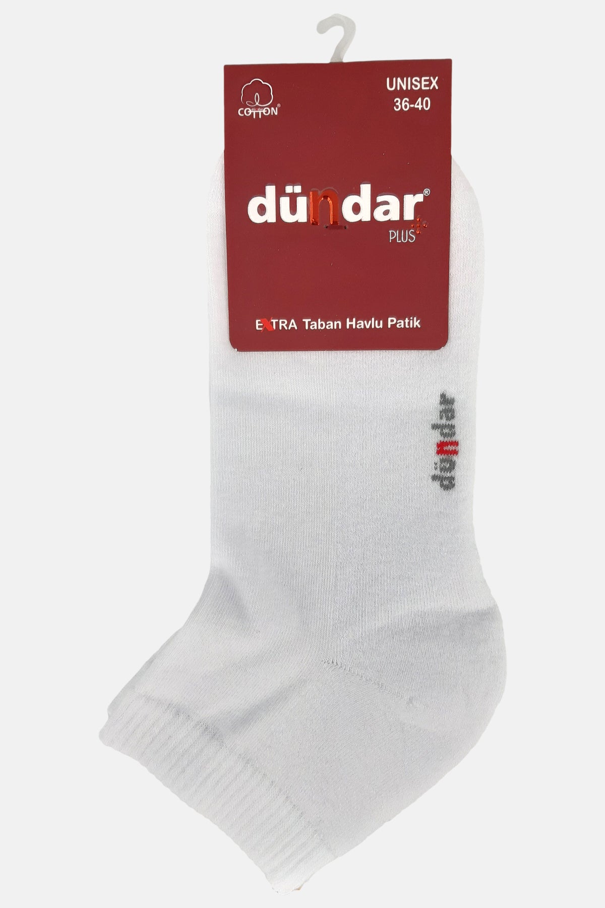 Dündar Plus Unisex Tabanaltı Havlu Patik Çorap