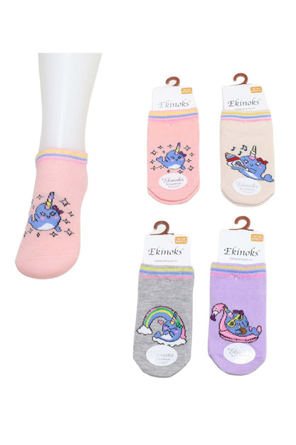 Ekinoks Kız Bebek Celia Desen Patik Çorap