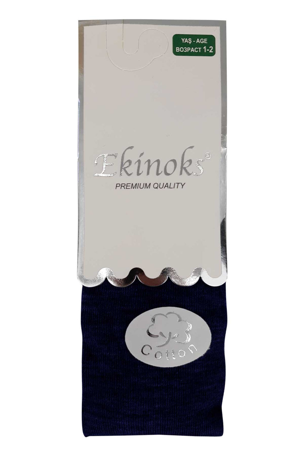 Ekinoks Kız Çocuk Düz Penye Külotlu Çorap