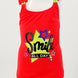 Endeep Kız Çocuk Mayo Büzgü Askılı Smile All Day Yazılı