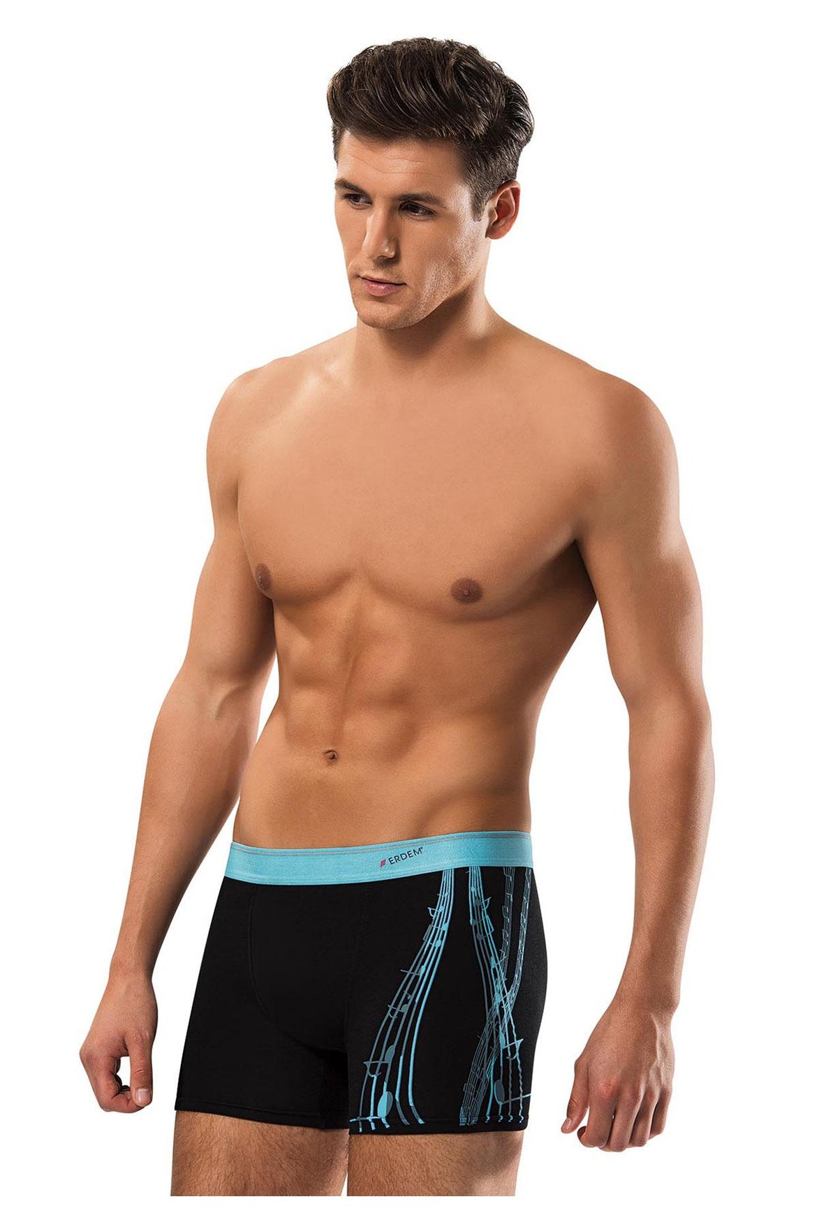 Erdem Erkek Boxer Likralı Kutulu