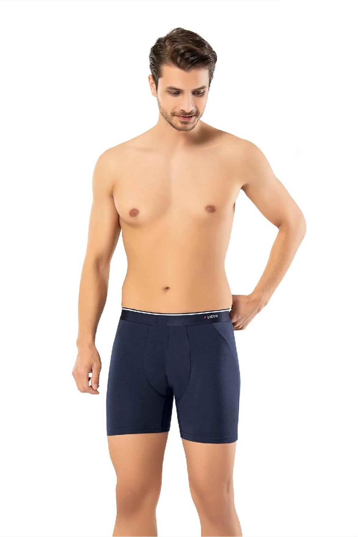 Erdem Erkek Boxer Uzun Likralı Kutulu