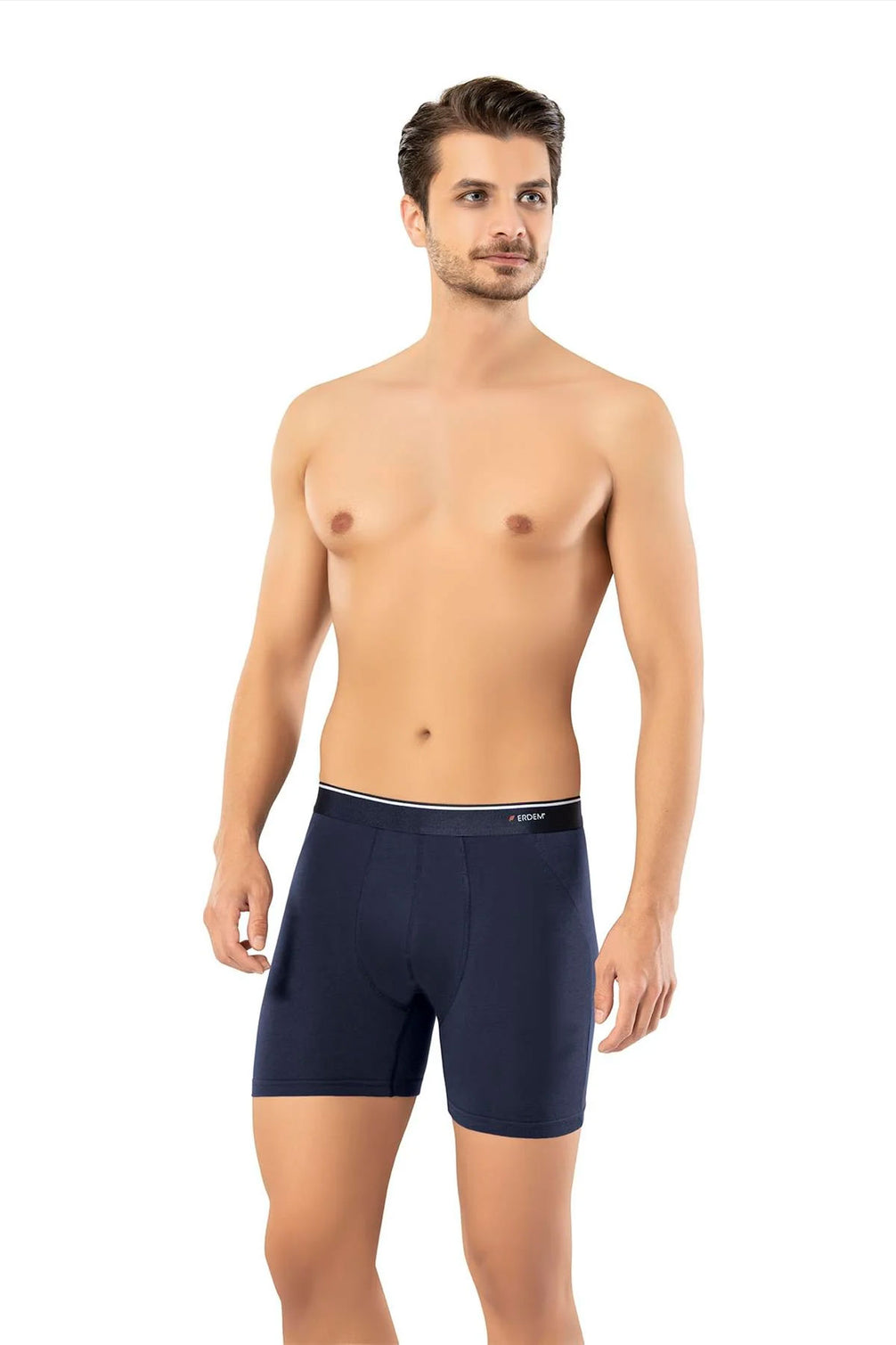 Erdem Erkek Boxer Uzun Likralı Kutulu