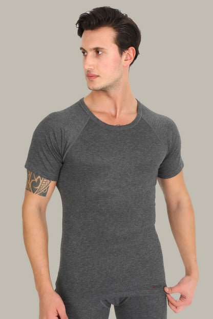 Erdem Erkek Kısa Kollu Atlet Termal Reglan Kutulu